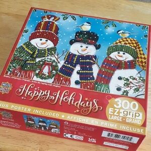 Happy Holidays Snowman Puzzle M103